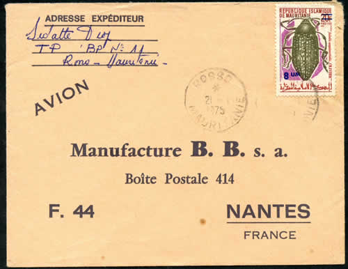 Timbre surcharg en UM