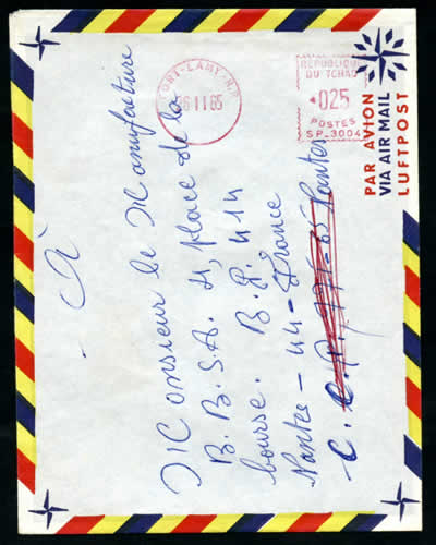 EMA SATAS SP directe sur l'enveloppe, sans heure