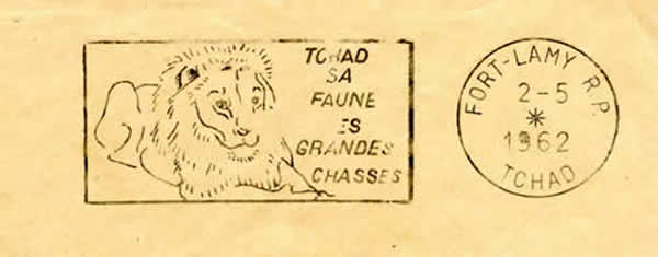 Flamme lion couronne TCHAD