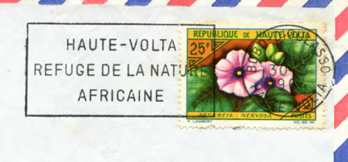 Oblitération mécanique Refuge Nature Africaine Bobodioulasso