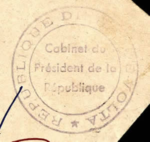 Cachet de la Présidence de la république