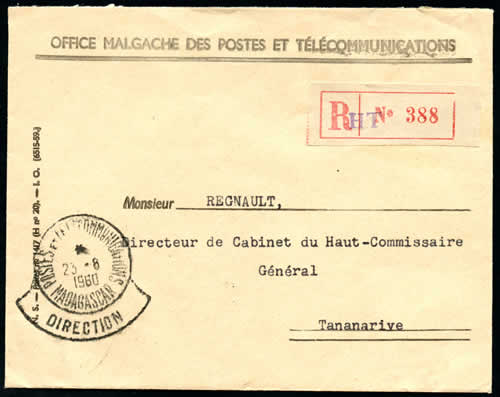 Cachet spécial Direction P&T