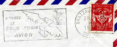 Flamme colis postal CONGO