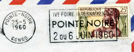 Flamme Foire Pointe-Noire 1960