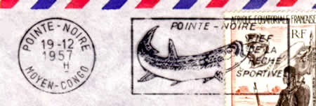 Flamme pêche sportive légende MOYEN CONGO