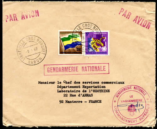Courrier officiel Gendarmerie