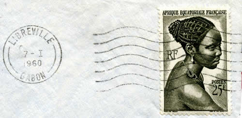 oblitération mécanique Libreville Gabon