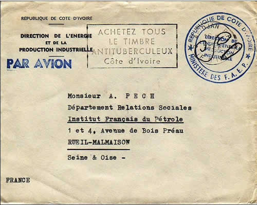 Courrier officiel en franchise