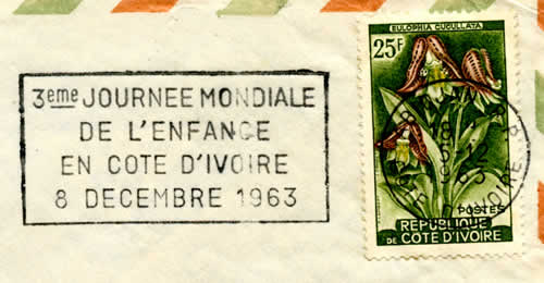 Oblitération mécanique journée internationale de l'enfance