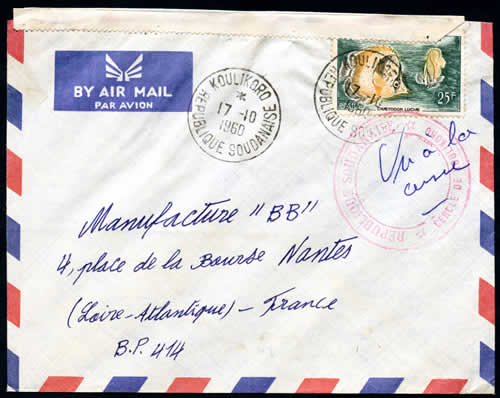 Censure manuscrite et cachet