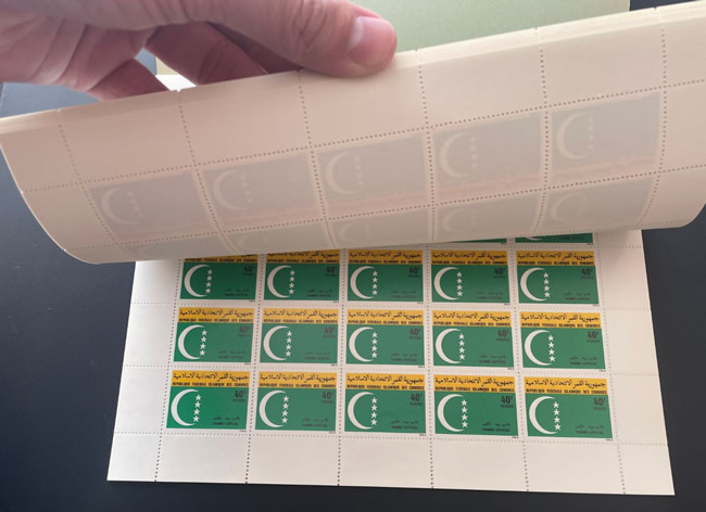 intérieur du carnet