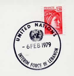 Cachet INTERIM FORCE IN LEBANON