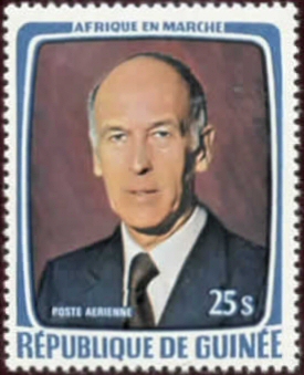 Visite Giscard d'Estaing en Guinée