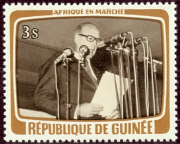 Visite Giscard D'Estaing en Guinée