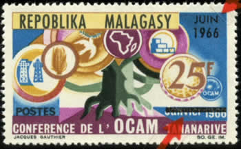 Timbre surchargé juin 66