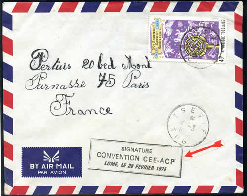 Signature des Conventions de Lomé
