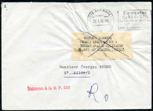 Etiquette secteur dissous