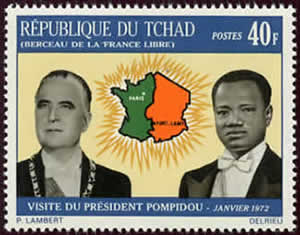 Visite du Président Pompidou