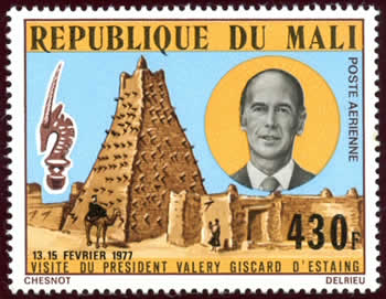 Visite Pdt Giscard d'Estaing au Mali