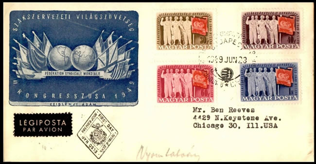 2ème Congrès à Milan de la  Fédération Syndicale Mondiale 