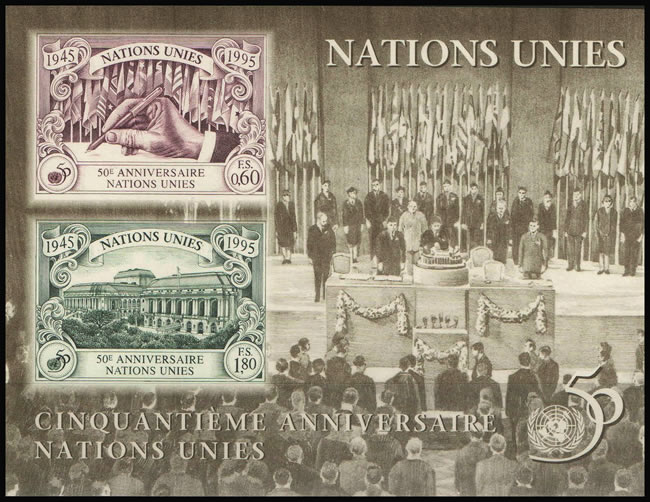 50ème anniversaire de la signature de la charte des Nations-Unies