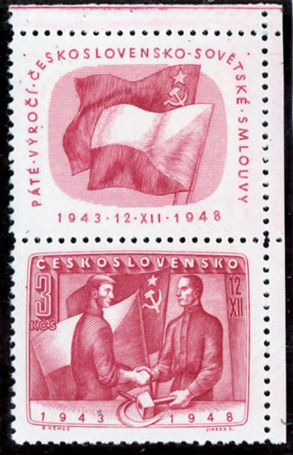 5ème anniversaire du traité URSS Tchecoslovaquie