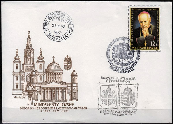 FDC Cardinal Mindszenty