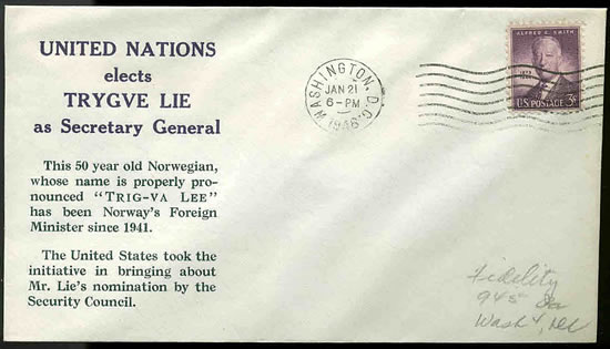 Election de Tryve Lie