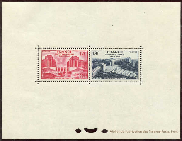 BF ONU à paris 1948