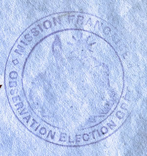 Cachet déesses assise élections grecques