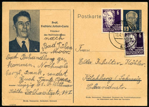 Entier Joliot-Curie Oblitéré