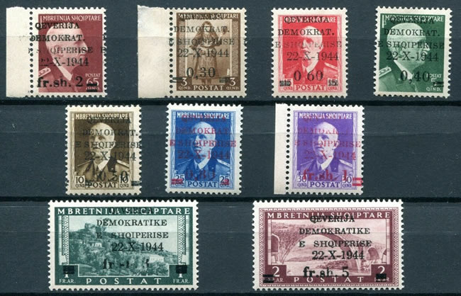 Proclamation d'un gouvernement démocratique d'Albanie 22 10 1944