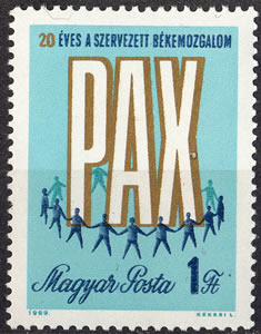 Hongrie 20ème anniversaire du mouvement de la paix