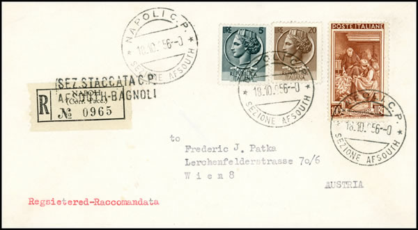 Lettre recommandée du CINCSOUTH