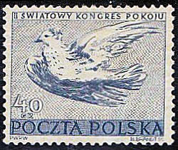 2ème congrès mondial de la Paix à Varsovie