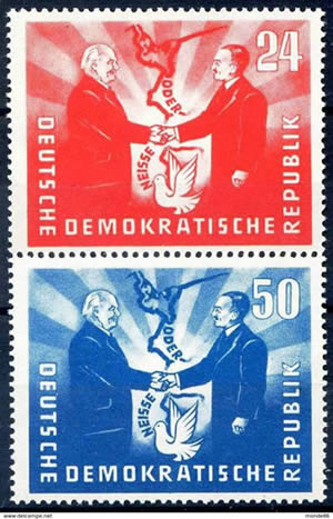 Reconnaissance de la frontière Oder-Neisse par la RDA