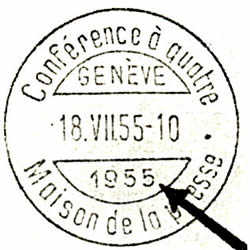 Conférence à quatre Geneve juin 1955 Maison de la Presse