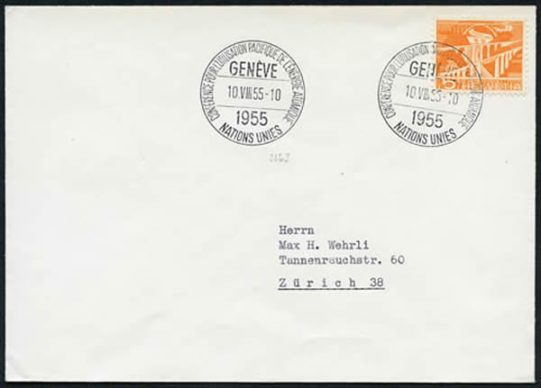 Conférence sur l'energie atomique Genève 1955