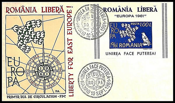 simili-fdc-du bloc de 1961