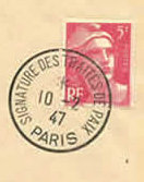 Signature des traités de Paix