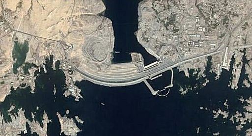 Photo satellite Assouan