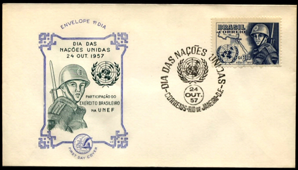 FDC timbre brésilien