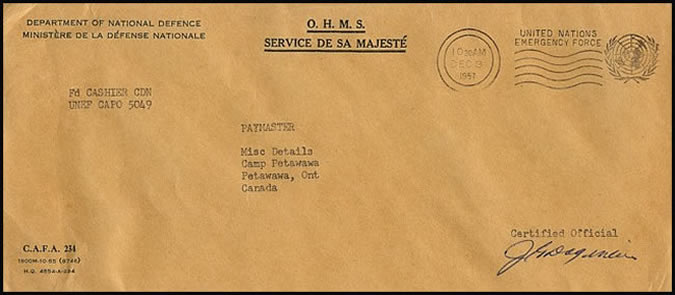 Lettre des Canadiens du CAFO 5049