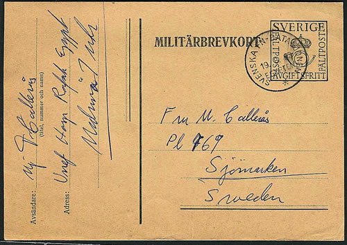 CPFM utilisée par le contingent suédois à Suez