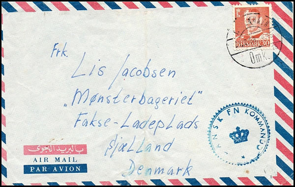 lettre d'un commando Danois UNEF