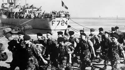 Débarquement français à Port Fouad