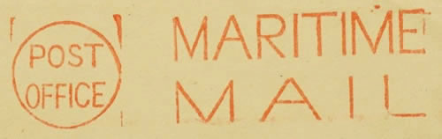 Oblitération-standard-rouge-maritime-mail