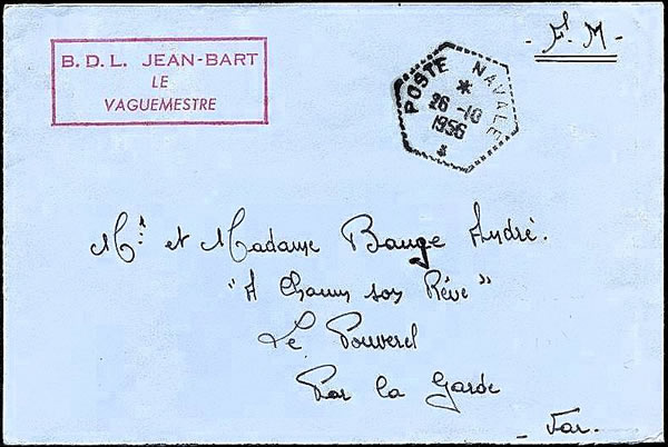 Courrier du Jean-Bart Suez