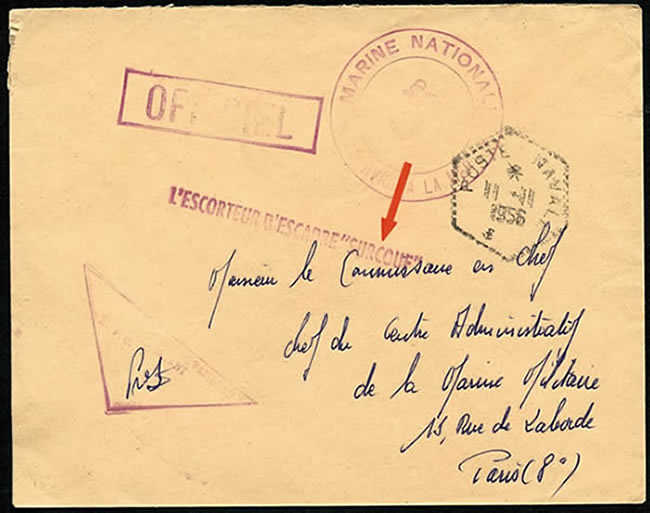 Escorteur Surcouf novembre 19+56