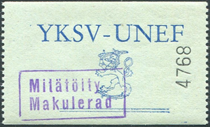 Vignette pour l'envoi de colis en Finlande